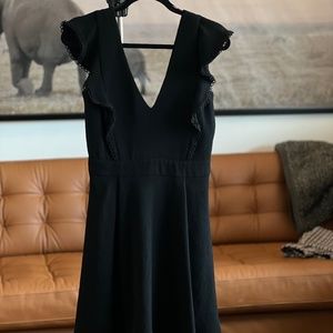 ba&sh Deep V Cocktail Dress